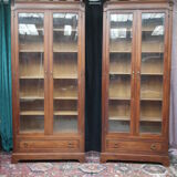 Art deco mahogany bookcases