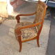 Walnut armchair from the Consulate period