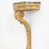 Pair of Louis XVI style consoles from the Napoleon III period. Circa 1880.