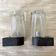Pair of vintage Glashütte Limburg wall lights