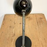 Black industrial table lamp, 1950s