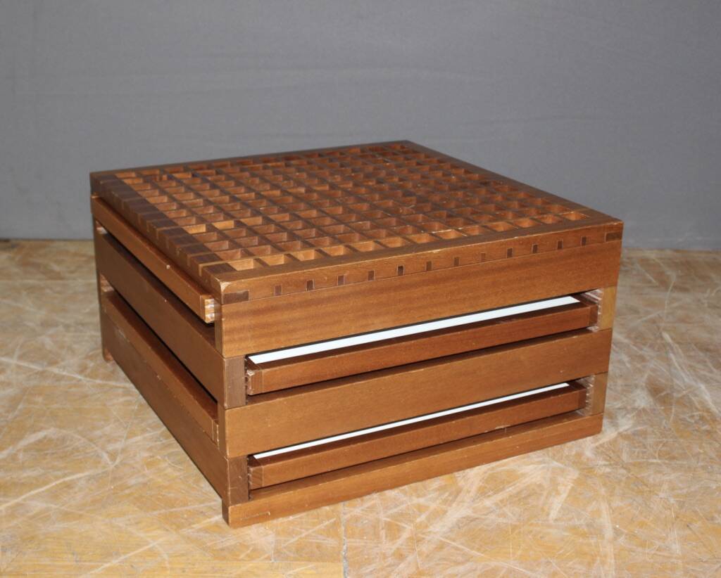 Black And White Coffee Table By Bernard Vuarnesson Model Tetra Circa 1980