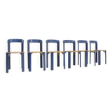 Vintage Bruno Rey dining chairs model 3300 set of 6