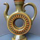 Earthenware ring coffee maker