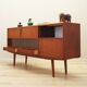 Buffet haut en teck, design danois, années 1970, production : Danemark