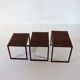 Kai Kristiansen Rosewood nesting tables for Vildbjerg Möbelfabrik