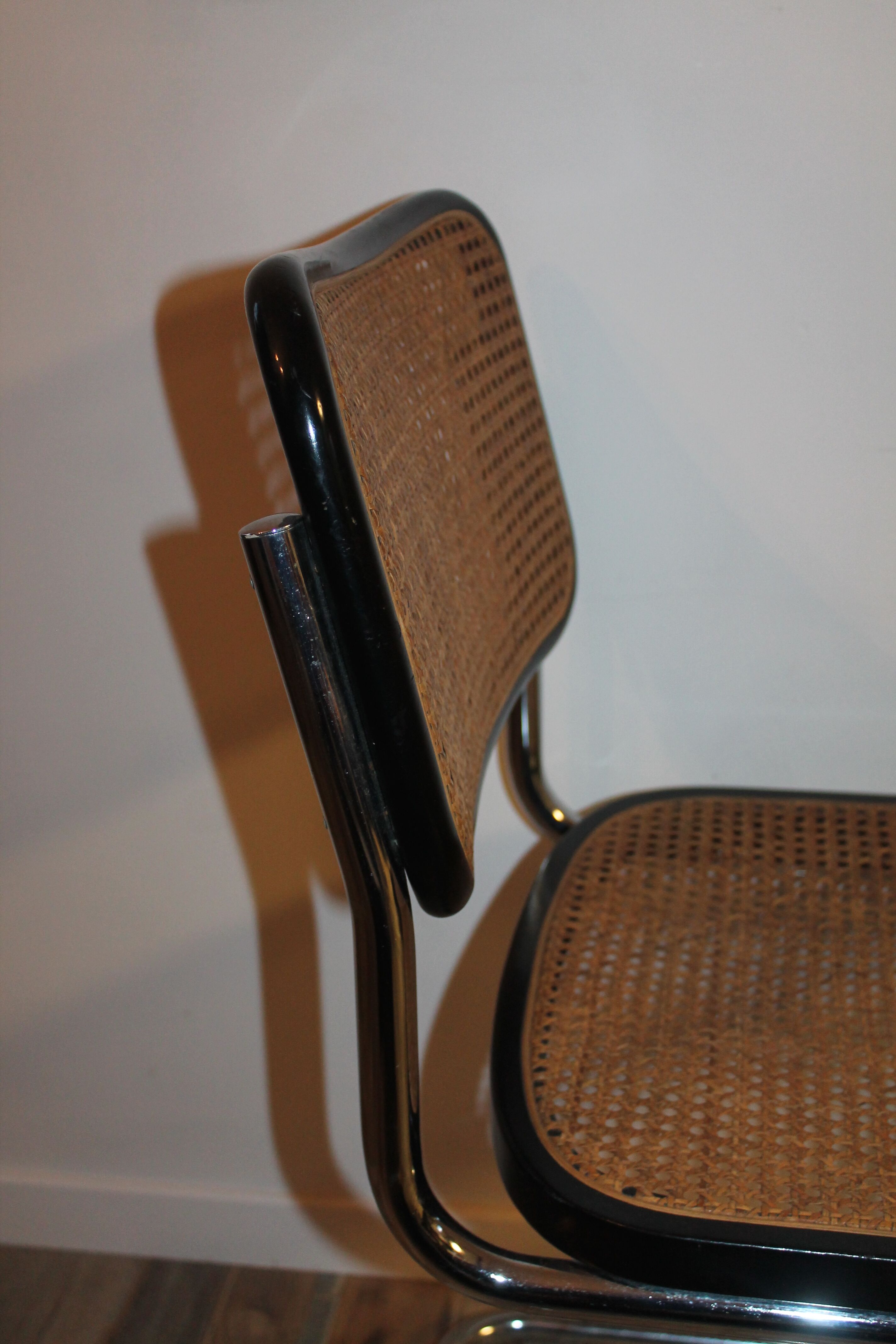 Lot de 4 chaises Marcel Breuer Cesca B32