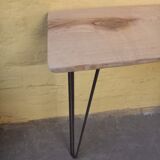 Solid wood console
