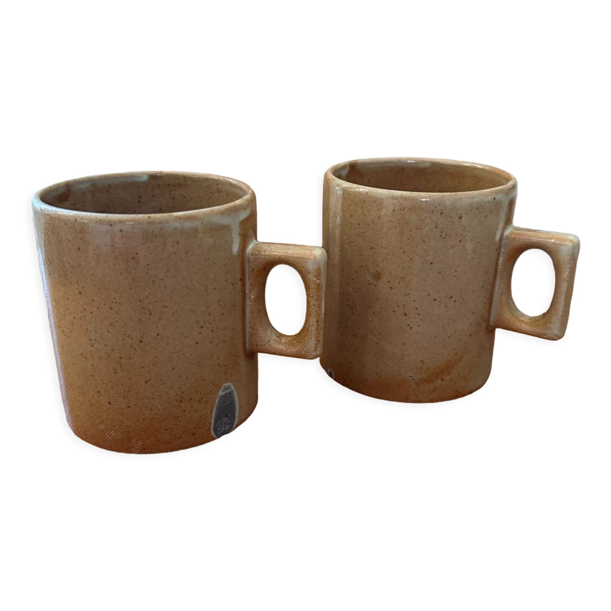 Set of 2 stoneware mugs
