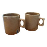 Set of 2 stoneware mugs
