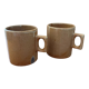 Lot de 2 mugs en grès