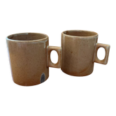 Set of 2 stoneware mugs