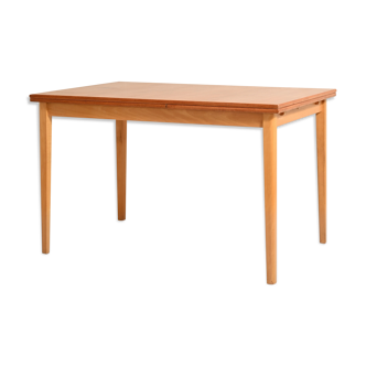 Table scandinave extensible en teck