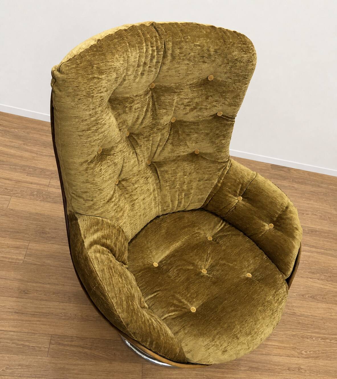 Armchair by Michel Cadestin, 1970s, reupholstered.