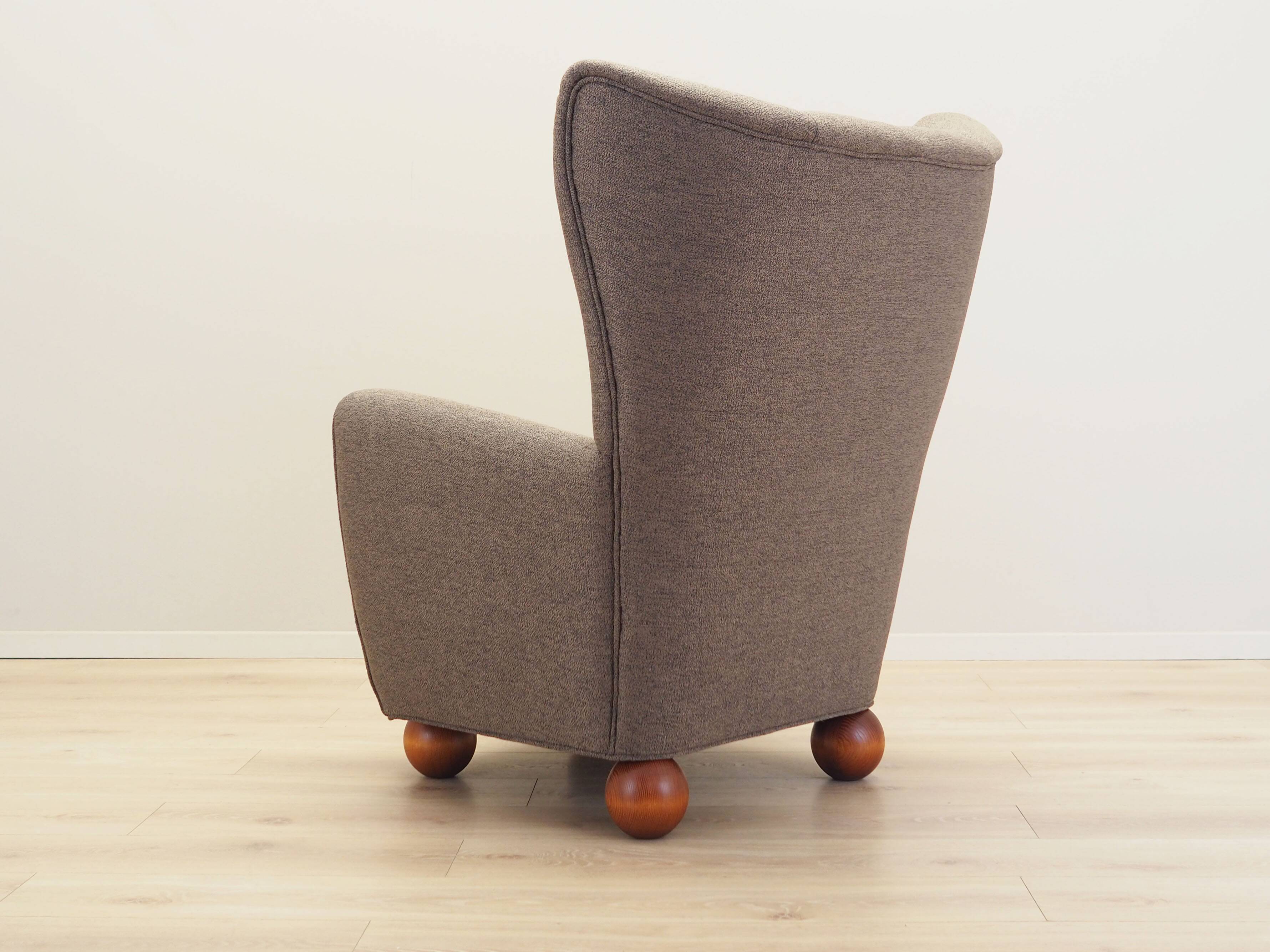 Fauteuil lounge, design scandinave, production : Danemark