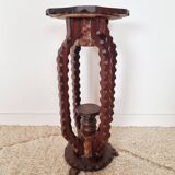 Pair of African-style side tables