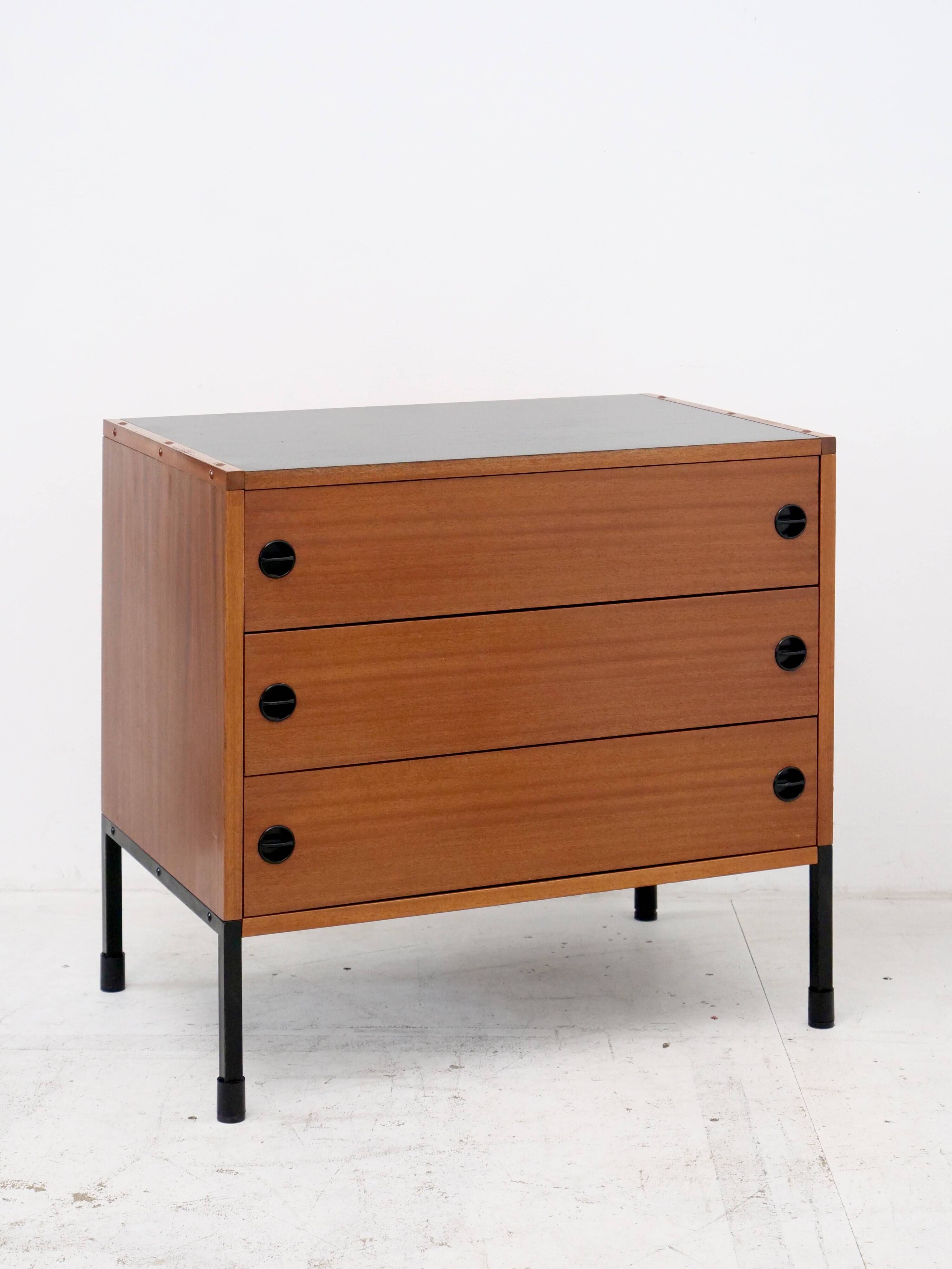 Commode à triroirs mid century design Français ARP Minvielle