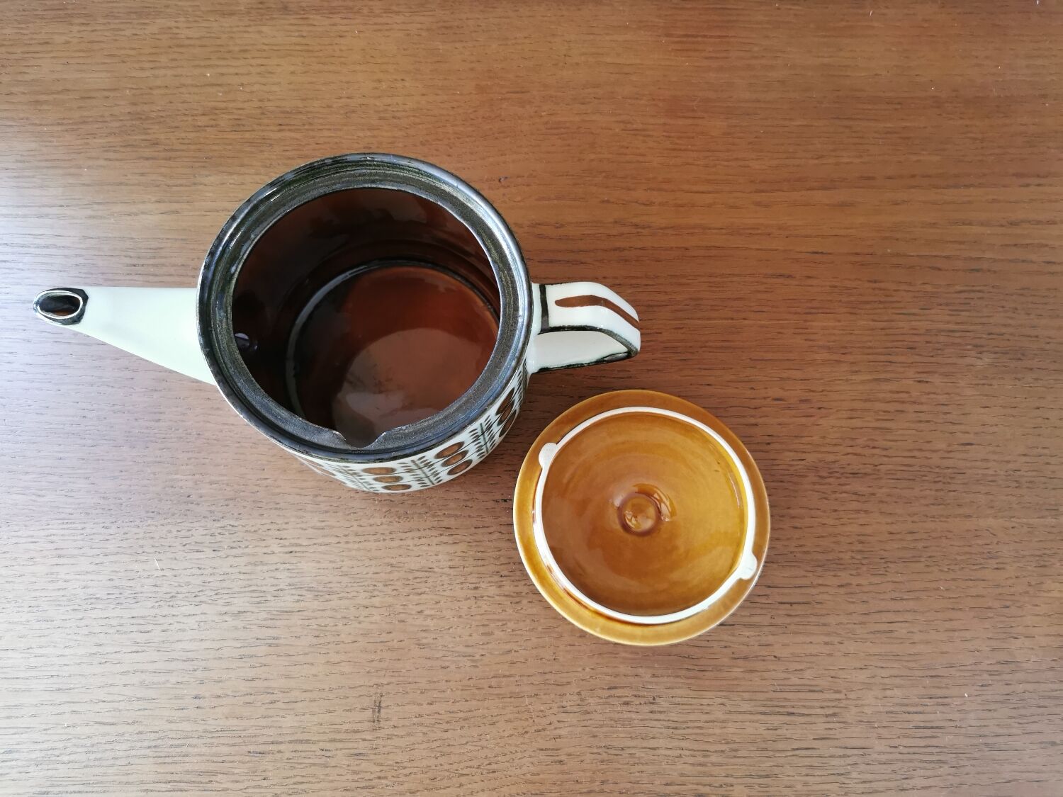 Boch la louviere vintage coffee service. nut