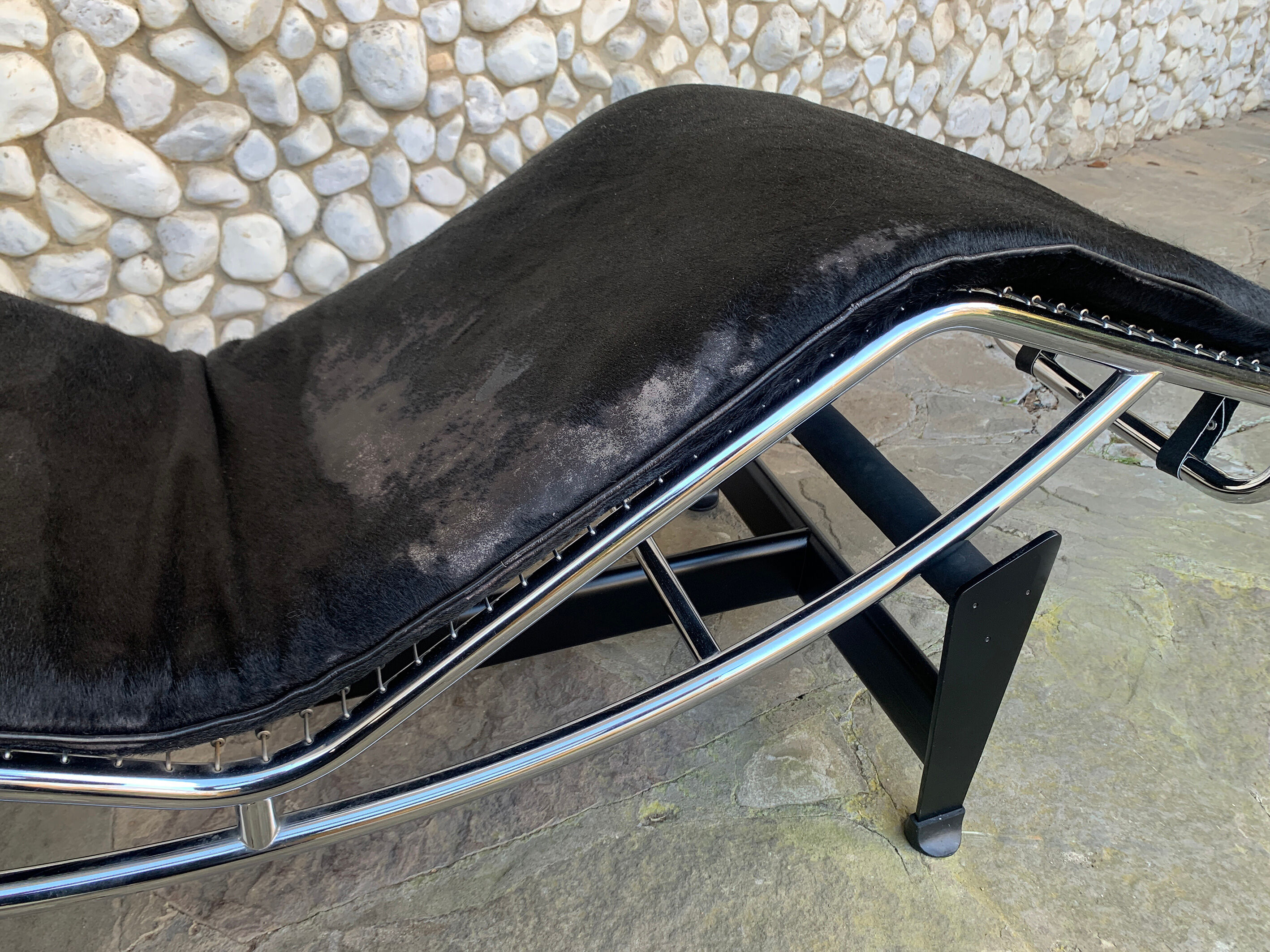 Deck chair LC4 Cassina vintage Nr 1153 1960 Charlotte Perriand, Le Corbusier and Pierre Jeanneret