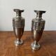 Pair of silver-plated vases/urns from the 1920s/30s.