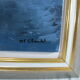 Oil painting on wood panel still life vase bouquet of flowers signed