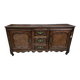 Louis XV oak buffet in enfilade style.