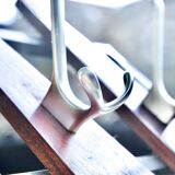 Coat rack with 5 hangers