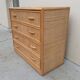 Commode osier et rotin