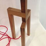 Table lamp in walnut 1980