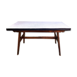 Modernist table "Reconstruction" from 1945 - 1955 by Renée Gabriel: furniture for disaster victims