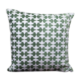 Housse de coussin topkapi blanc & vert, 50 x 50