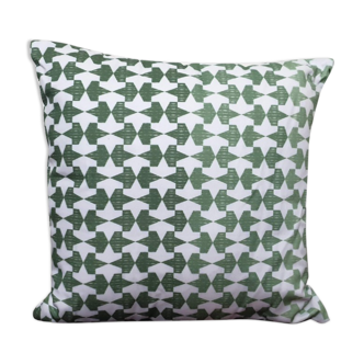 Topkapi cushion cover white & green, 50 x 50