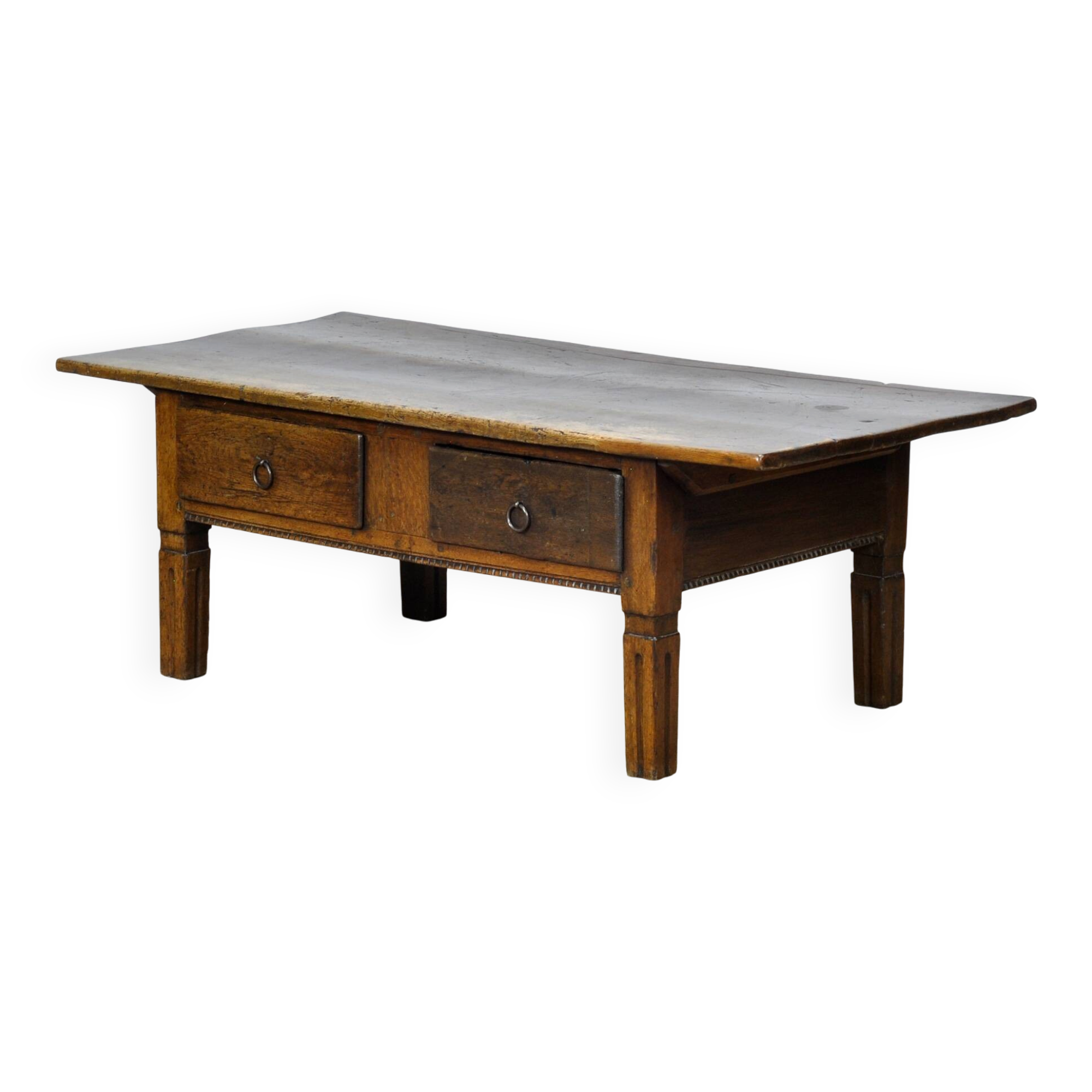 Oak coffee table, circa 1820