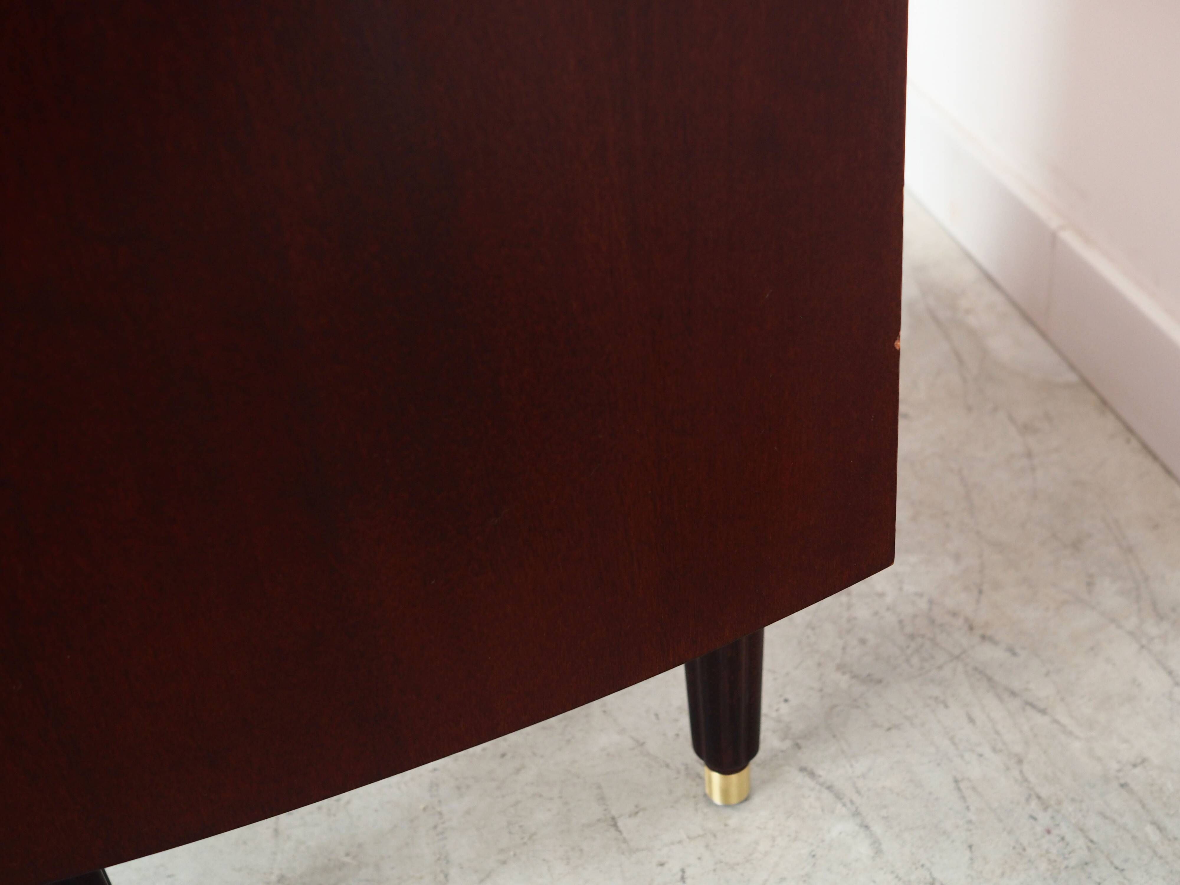 Mahogany secretary, Danish design, 1970s, manufacturer: PMJ Viby