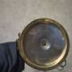 Antique brass lamp foot