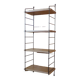 Étagère murale modulable 4 plateaux