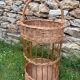 Vintage wicker aperitif basket