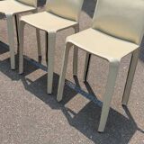 4 chaises de bar Cab Cassina de Mario Bellini