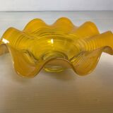 Yellow Murano ring holder tray