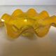 Yellow Murano ring holder tray