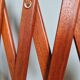 Pair of teak scissor wall lights, Scandinavian style, 1960s
