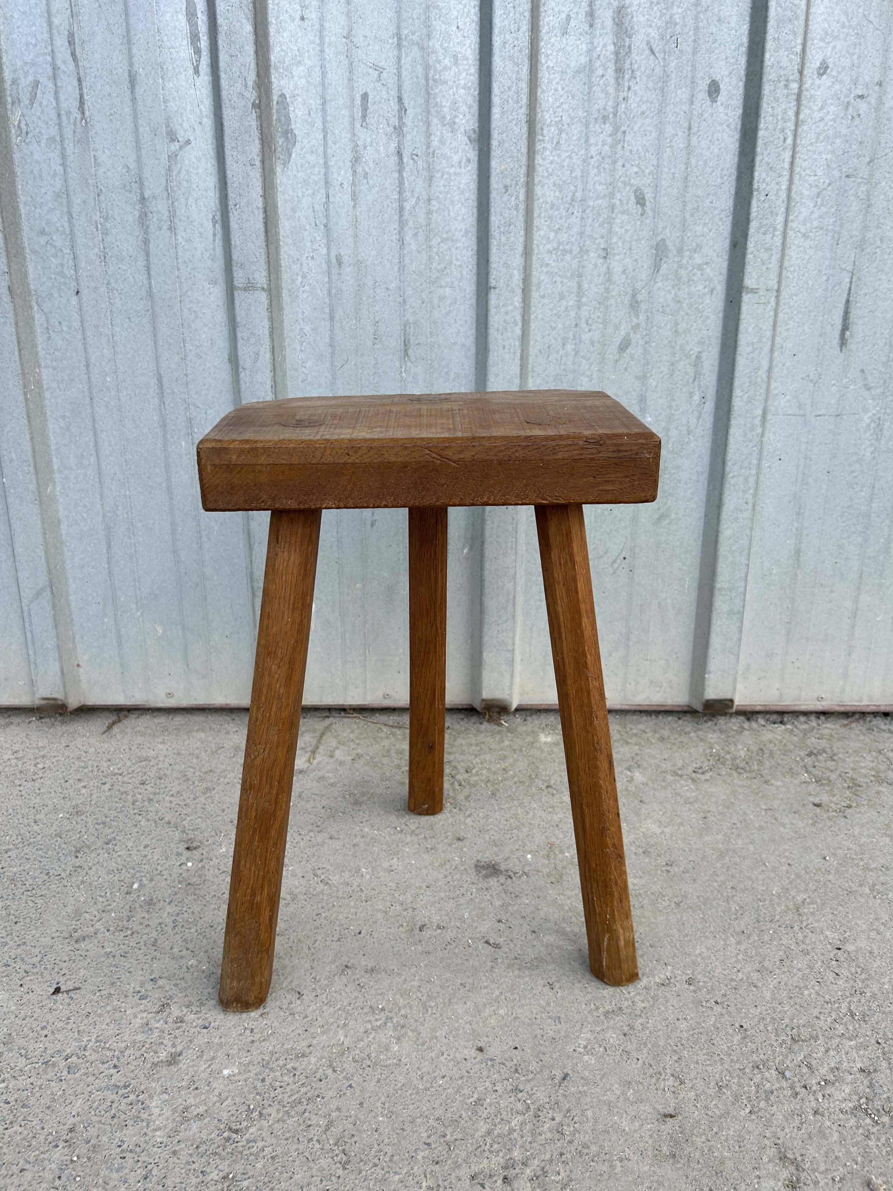 Antique tripod stool