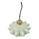 Vintage green opaline pendant light