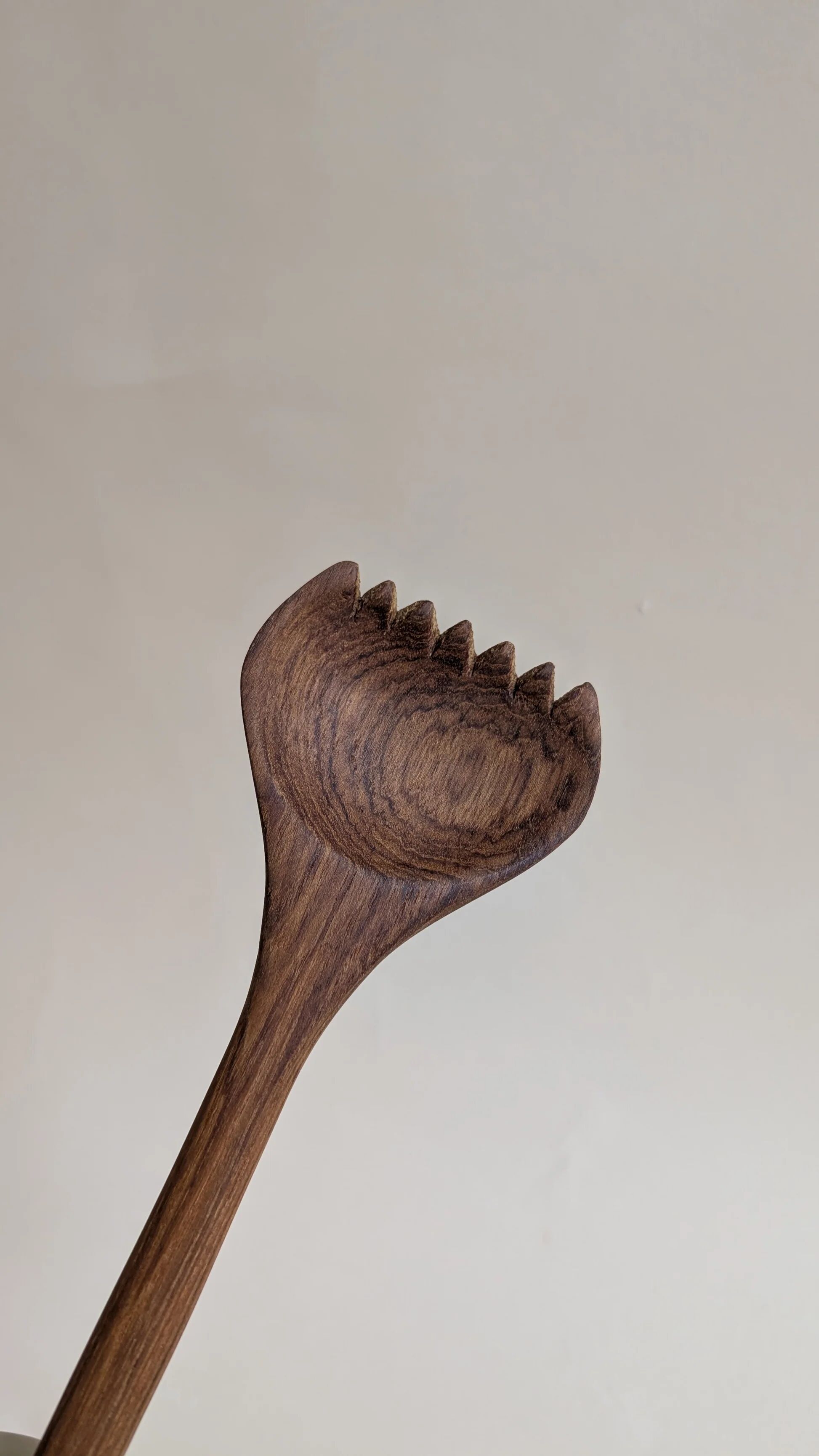 Teak salad servers