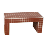 Ceramic tile bench
