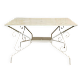 1980s metal garden table