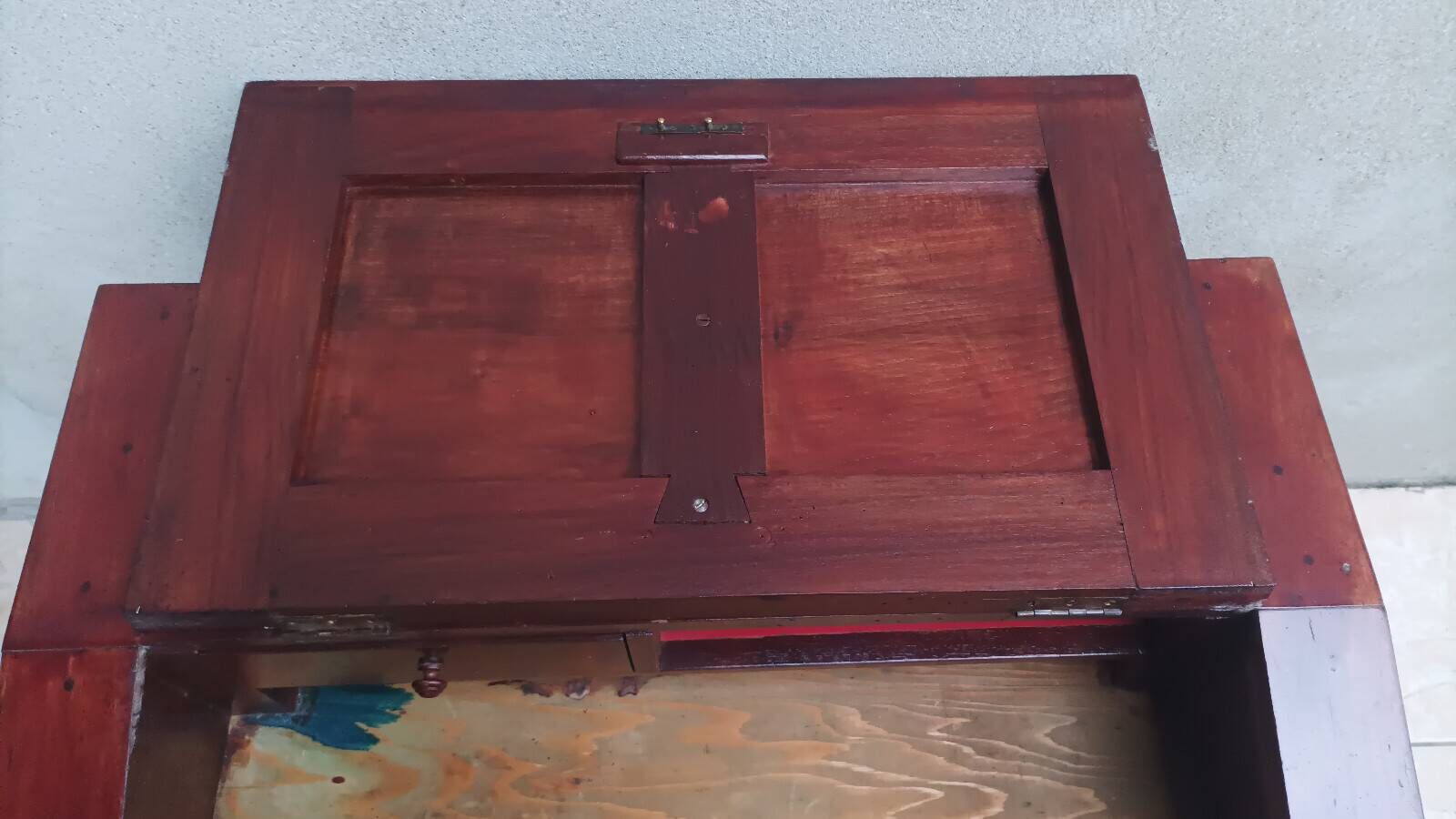 19th-century walnut writing desk