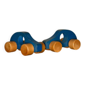 Pair of wooden cars