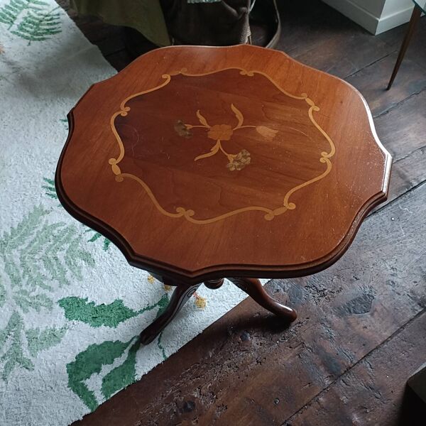 Table, guéridon tripode vintage