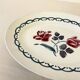 Oval plate with floral pattern - Digoin Sarreguemines - Cannes Collection